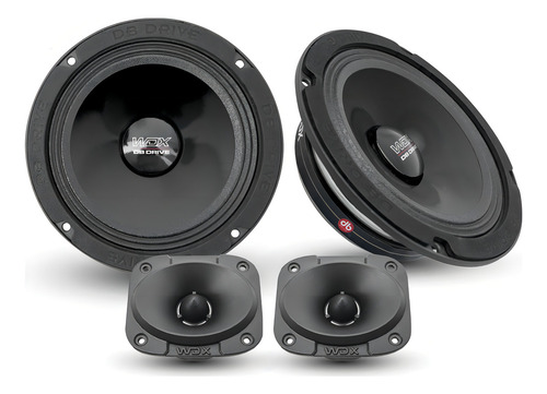 Set De Medios Db Drive Dual Pro Wdx5-6.5-2mtw 525w Open Show Negro