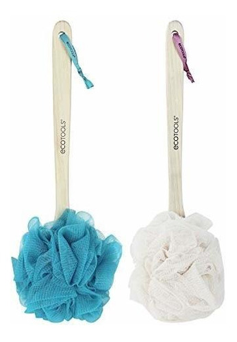 Esponjas - Ecotools Ecopouf Loofah With Bamboo Handle, Scrub