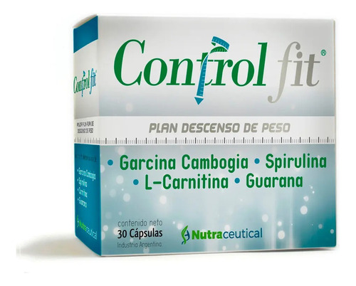 Control Fit Nutriceutic Plan De Descenso De 30 Comprimidos