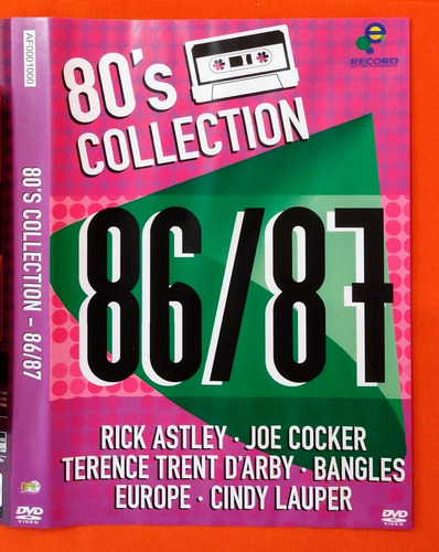 Dvd 80s Collection 86/87 Rick Astley Joe Cocker Bangles