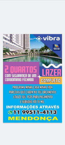 Apartamento 2 Quartos Com Lazer Completo
