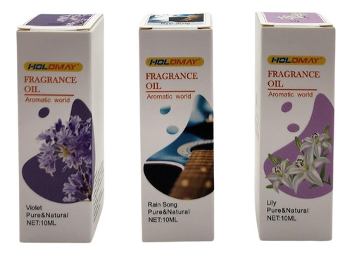 Set 3 Aceites Esencias Para Humidificadores Aromas