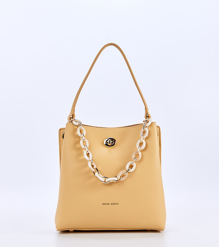 Bolso Para Mujer Con Cadena Idara Derek Color Amarillo