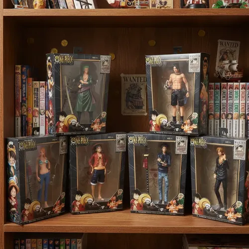 Bonecos One Piece Coleção Completa Luffy Zoro Ace Sanji Law