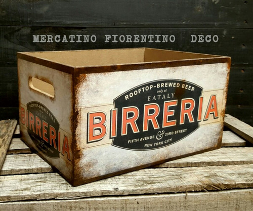 Cajon Artesanal Vintage Madera Coca Jack Daniels Fernet