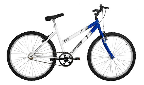 Bicicleta Aro 26 Ultra Bikes Bicolor Feminina Sem Marcha Cor Branco - Azul