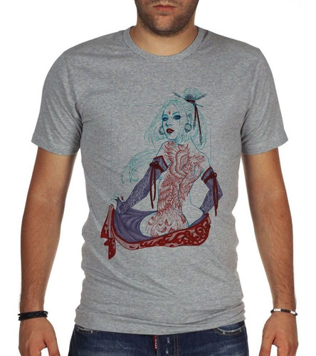 Remera De Hombre Yakuza Girl Oriental Feniz Woman