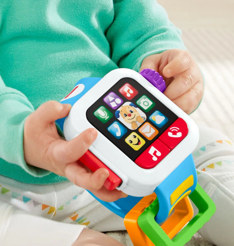 Meu primeiro brinquedo interativo Smartwatch para crianças, cor azul
