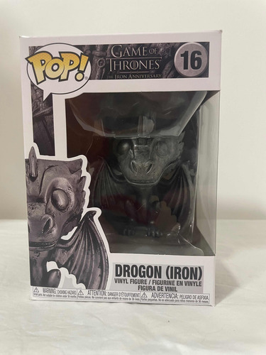 Funko Pop! - #16 Drogon (iron) - Game Of Thrones (Usado)