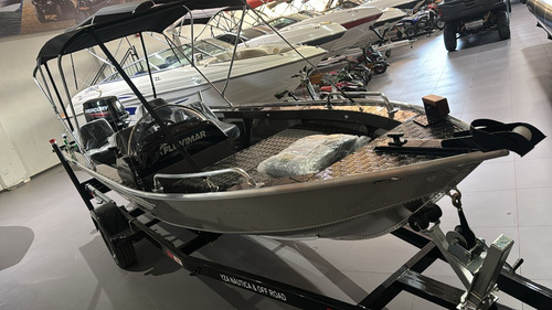 Lancha Fluvimar Comanche + Motor De Popa Mercury 50hp