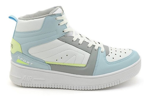 Imagen 1 de 3 de Tenis Bota Casuales Mujer Clásicos 1150-1450