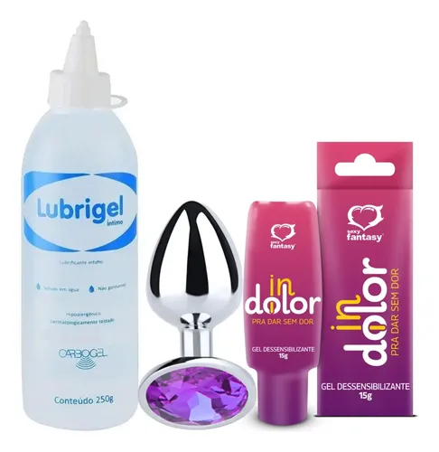 Gel Anestésico Lubrificante Lubrigel 250g Plug Anal P | MercadoLivre