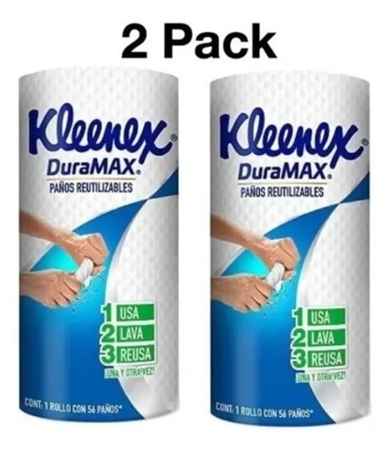 Servitoallas Kleenex Duramax 56 Paños Lavable Reutilizable 2