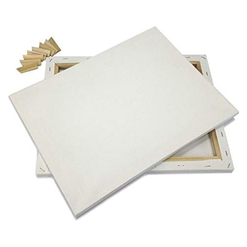 Zen Art Supply 2 Pack Artist Canvas 9x12  Framed Stretc...