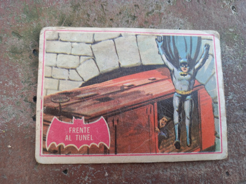 C- Figurita Batman Tarjeta Año 1966 N.19