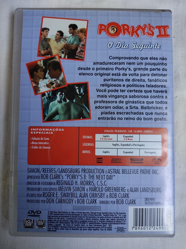 Porky's 2 - Dvd (Usado)