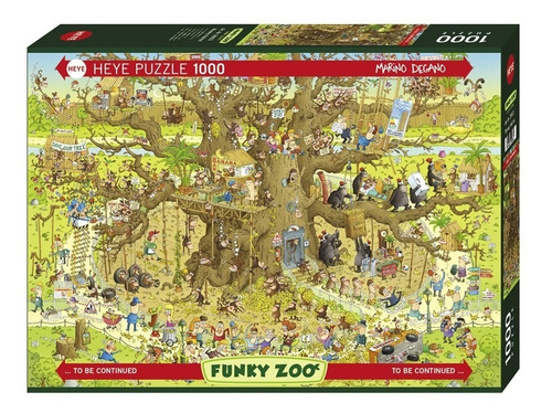 Puzzle 1000 Pz - Monkey Habitat - Heye Degano 29833