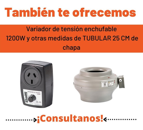 Imagen 9 de 10 de Extractor De Aire Entre Conducto Chapa 4 (10 Cm) Gatti Vent