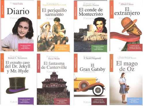 Libros Juveniles Paquete 6 Libros Escolares Didácticos