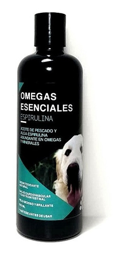 Aceite De Pescado P/ Perro Premium Espirulina Curcuma  500ml