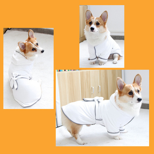 A Albornoz Para Perros Y Gatos, Pijama, De Secado Rápido,