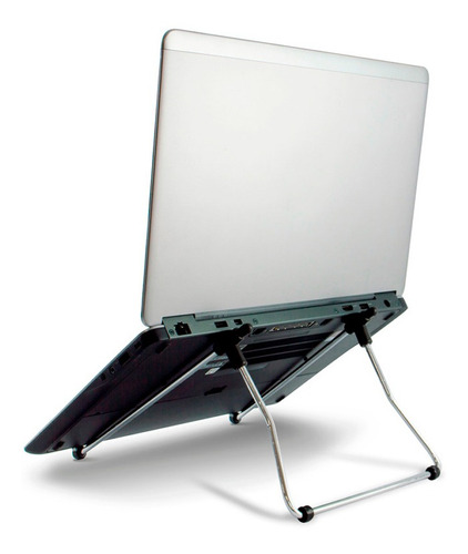 Imagem 4 de 7 de Suporte Para Notebook Metal Regulável Cromado Reliza