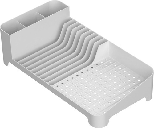 Escorredor De Louças Talheres Copo Pratos Pia - Compacto Cor Branco