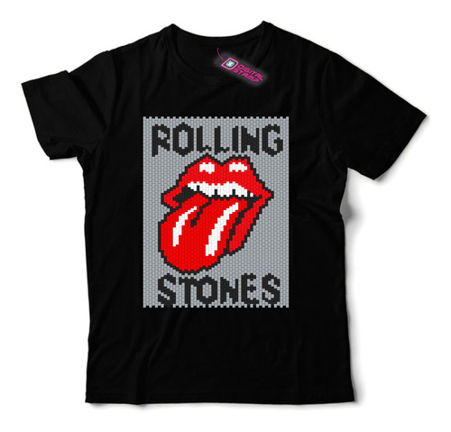 Remera Rolling Stones Lengua Rp16 Dtg Premium