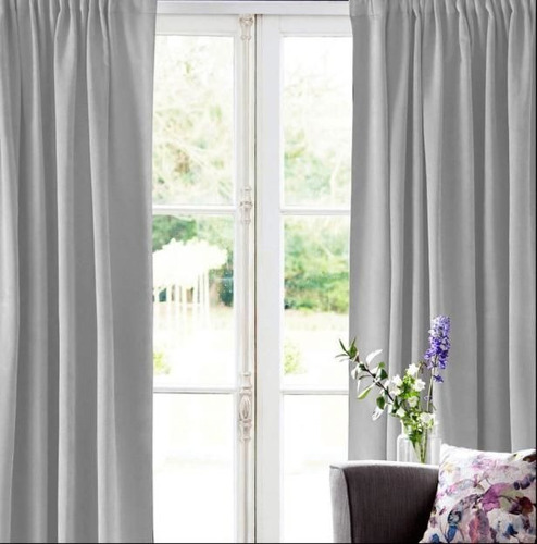 Jgo De Cortinas Blackout 140x220cm Textil Presillas Ocultas 