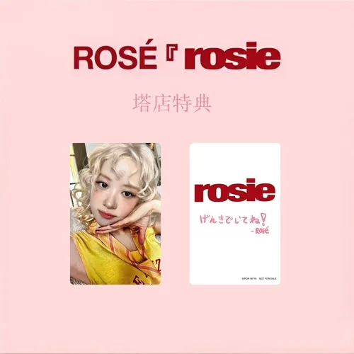 Blackpink Rosé Rosie Japão Photocards X4 | Parcelamento sem juros