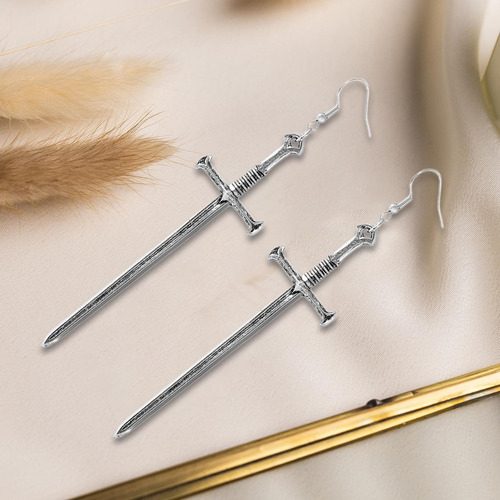 Nuevo Pendientes Espada Pendientes Góticos Joyería Regalos