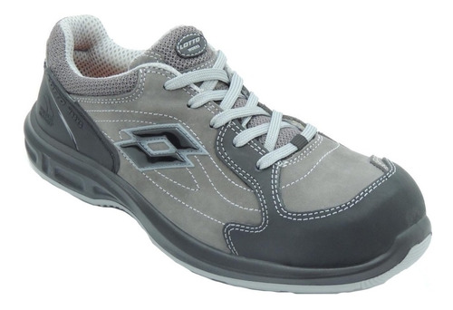 Zapatilla Lotto Ultra Grey Seguridad Industrial Con Puntera