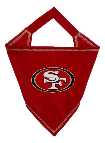 Bandana De Corbata De San Francisco 49ers De Nfl, Talla...