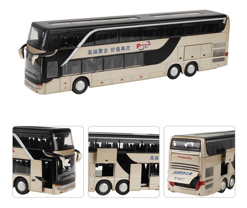 Modelos De Autobuses Eléctricos De Dos Pisos De Aleación 1:5