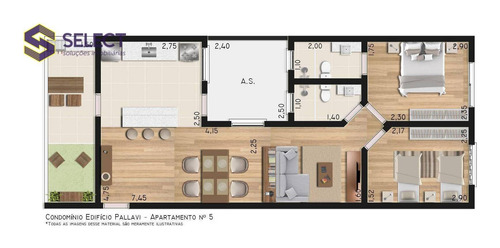 Imagem 24 de 26 de Cobertura À Venda, 92 M² Por R$ 450.000,00 - Vila Scarpelli - Santo André/sp - Co0031