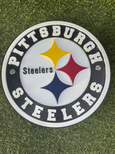 Letrero Logo Steelers Nfl Mdf