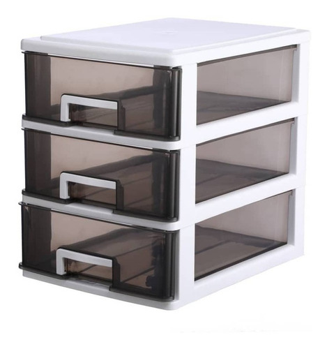 Organizador Multicapa 25x34x32 Cm De Plástico Con 3 Cajones