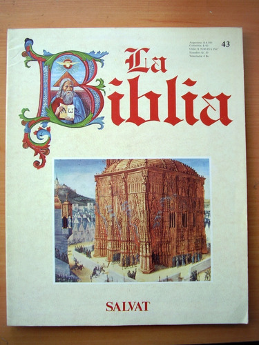 Set 6 Fasciculos Correlativos Biblia Salvat 1980 