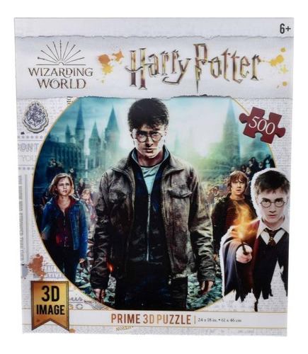 Puzzle Harry Potter Wizarding World 500 Piezas 3d