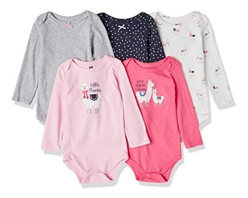 Chadson Baby Unisex Baby Cotton Long-sleeve Bodysuits 69y6g