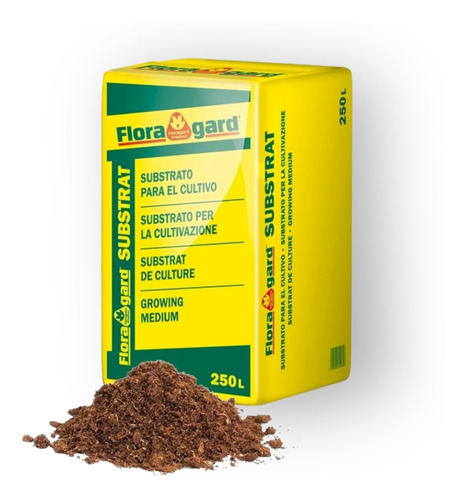 Sustrato Peat Moss, Turba Premium, Floragard 250 Lt