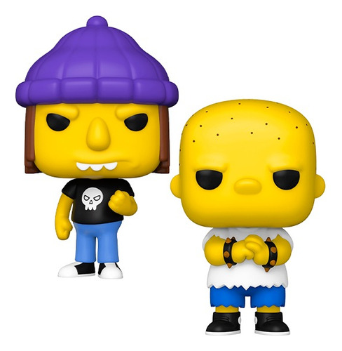 Set Funko Pop! The Simpsons: Jimbo & Kearney Nycc '22