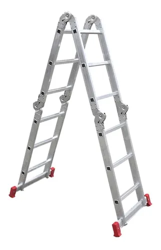 comprar Escalera de aluminio multipropósito Botafogo Lar & Lazer ESC0292 gris