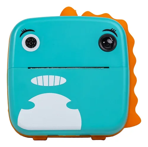 Camara Kids C/impresora Dinosaurio Green 14757 Cd201