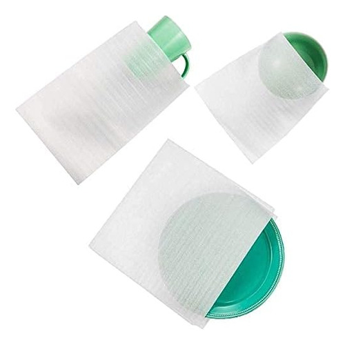 60 Bolsas De Envoltura De Espuma Para Cojines, Tazas Protect