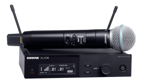 Micrófono Inalámbrico Shure Slxd24/b58 Digital Profesional 