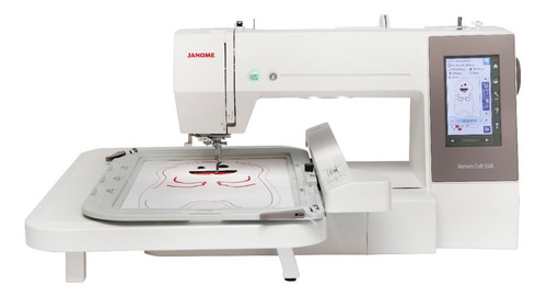 Imagen 4 de 8 de Bordadora Janome Mc 550e + 17 Hilos Y 3 Tijeras De Regalo!!