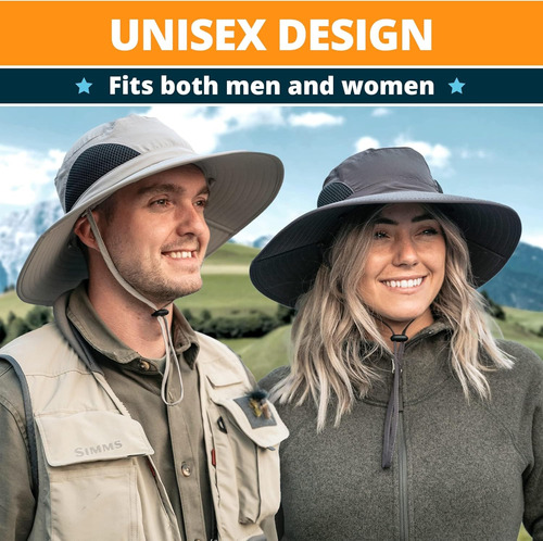 Gorro De Pesca Geartop Para Hombre Y Mujer Con Desmontable..