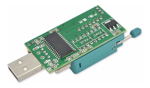 Imagen 6 de 10 de Programador Usb Ch341a, Cable, Pinza Y Adapt. Soic8 200mi