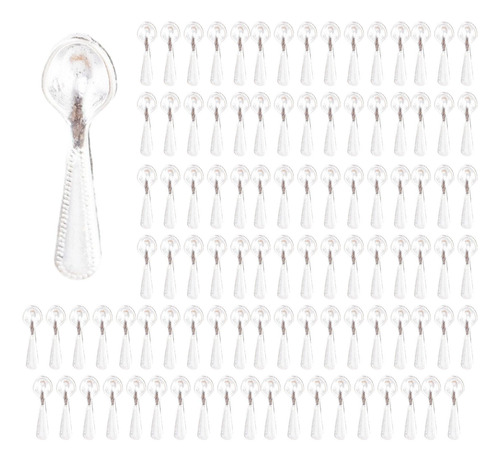 2 X 100 Uds 1/12 Vajilla Para Casa De Muñecas,